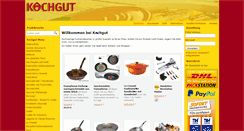 Desktop Screenshot of kochgut.de